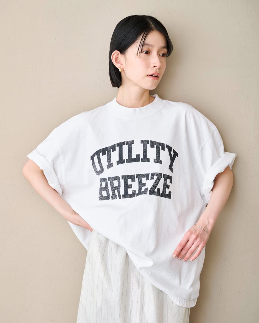 kha:kiプリント ワイド Tシャツ WIDE TEE mil26scs3498-9