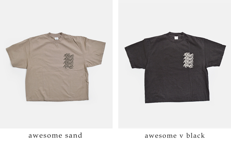 kha:kiプリント ワイド Tシャツ WIDE TEE mil26scs3498-9