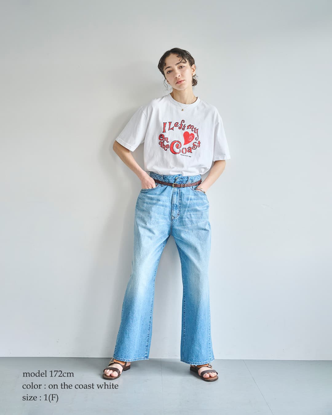 kha:kiコットン ジャージー ボックス プリント Tシャツ BOX TEE mil26scs3500-1