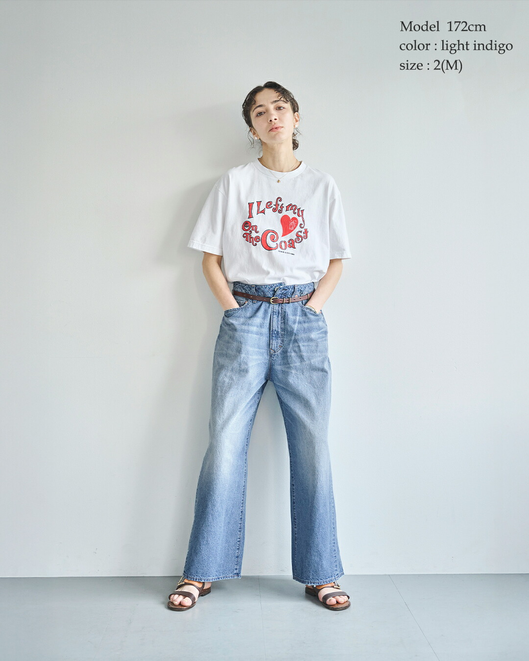 kha:ki(カーキ)8oz ライト バギー 綿麻 デニム パンツ LIGHT BAGGY DENIM PANTS mil26spt3259