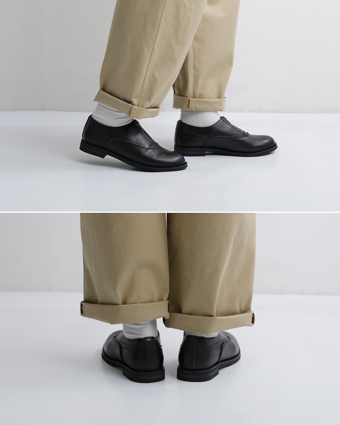 molle shoesセンタージップ オックスフォード シューズ CENTER ZIP OXFORD mls210301-27