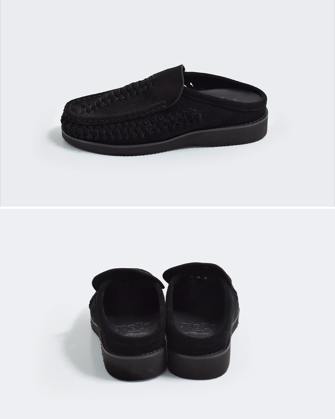molle shoesビブラムソール プレペチャ スライド スリッポン シューズ PURHEPECHA SLIDE mls210301-30