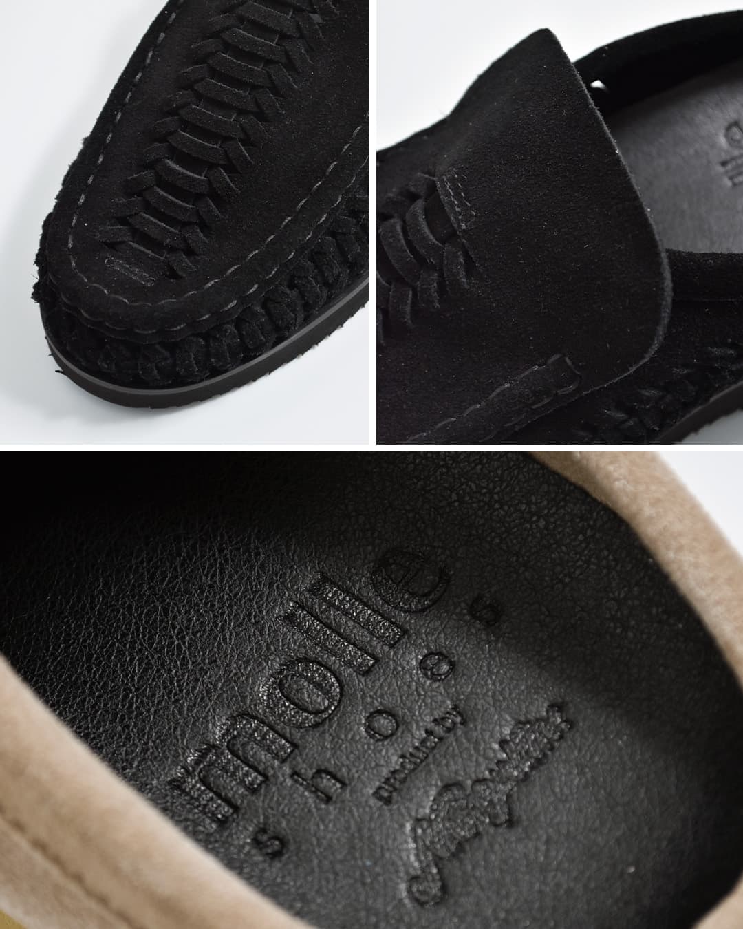 molle shoesビブラムソール プレペチャ スライド スリッポン シューズ PURHEPECHA SLIDE mls210301-30