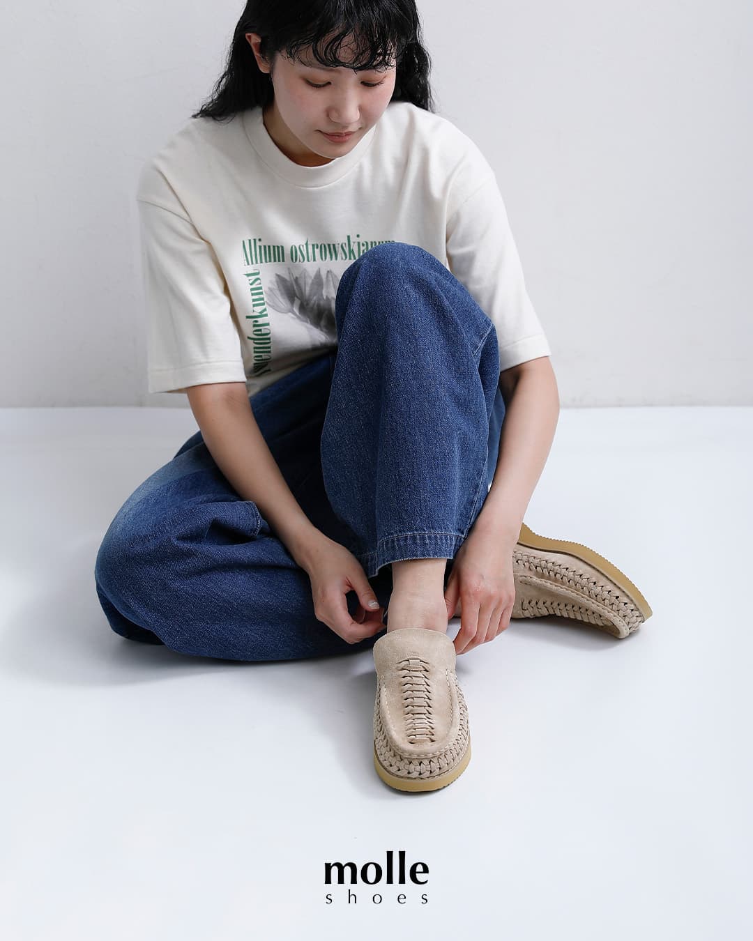 molle shoesビブラムソール プレペチャ スライド スリッポン シューズ PURHEPECHA SLIDE mls210301-30