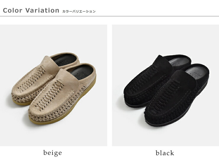 molle shoesビブラムソール プレペチャ スライド スリッポン シューズ PURHEPECHA SLIDE mls210301-30
