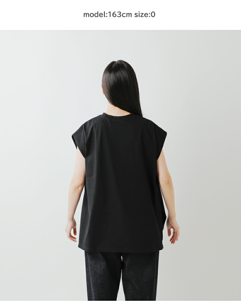 MANON(マノン)コットンインタックフレンチスリーブTシャツ“INTUCKFRENCHSLEEVETEE”mnn-c-113