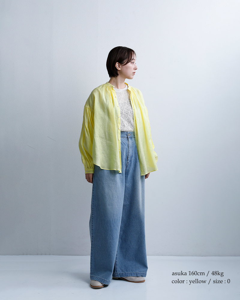 MANONフレンチリネン アミカルシャツ “FRENCH LINEN AMICAL SHT” mnn-sh-309