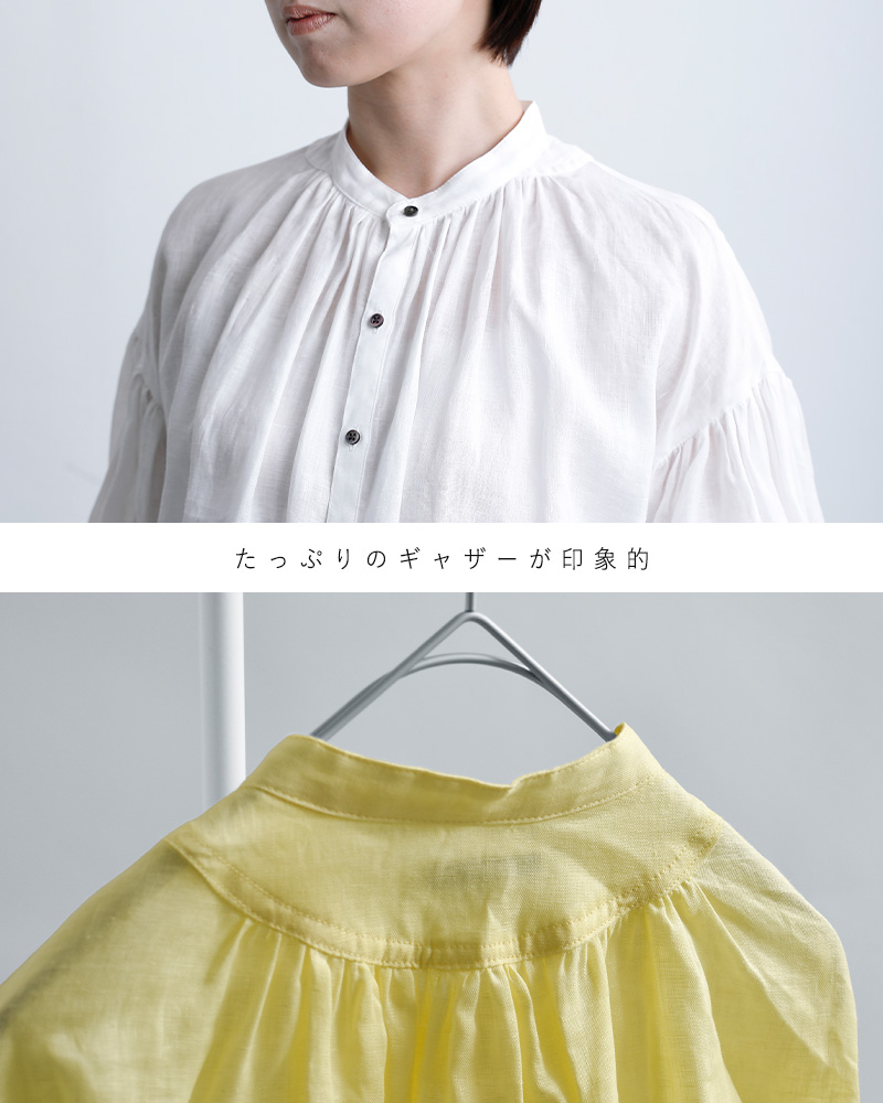 MANONフレンチリネン アミカルシャツ “FRENCH LINEN AMICAL SHT” mnn-sh-309
