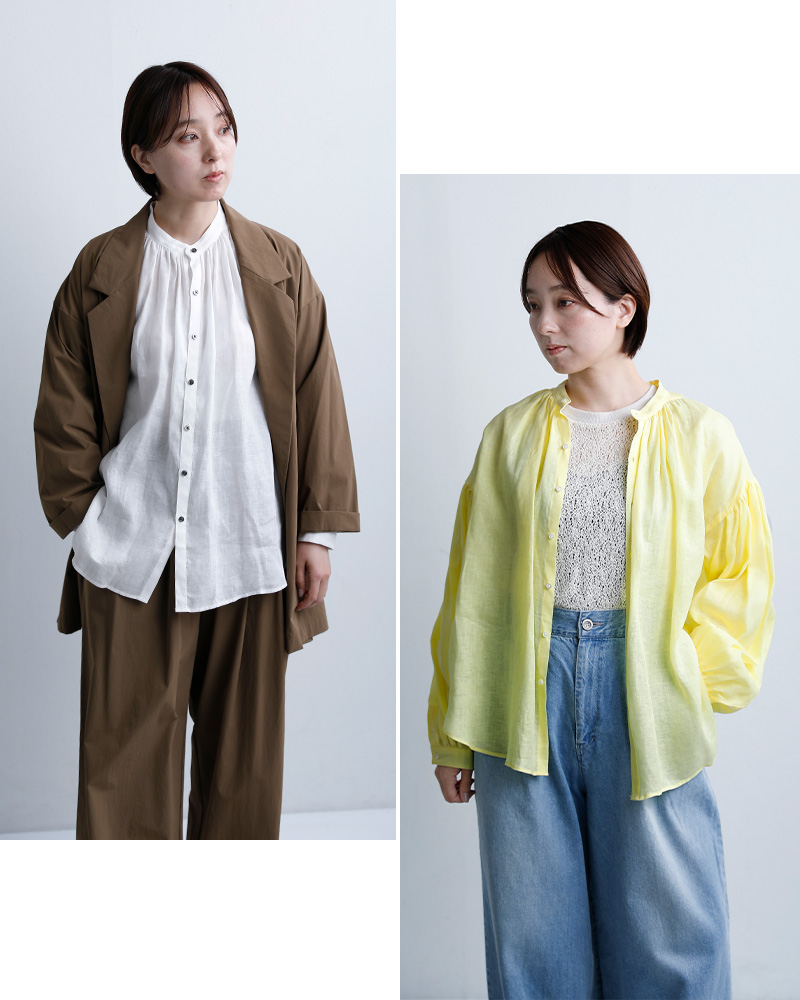MANONフレンチリネン アミカルシャツ “FRENCH LINEN AMICAL SHT” mnn-sh-309
