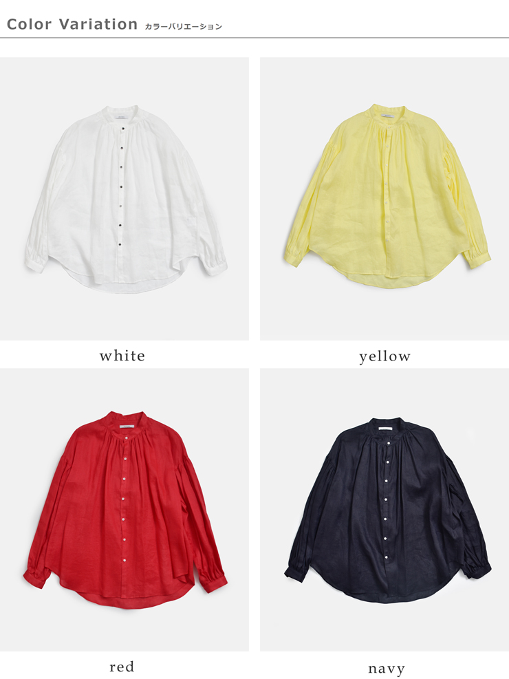 MANONフレンチリネン アミカルシャツ “FRENCH LINEN AMICAL SHT” mnn-sh-309