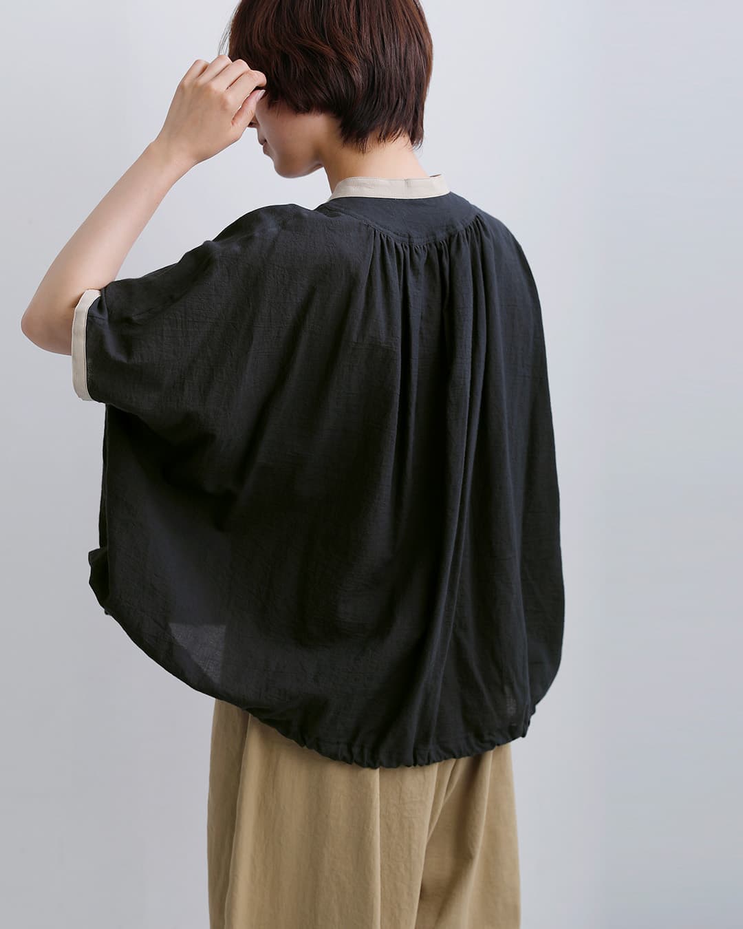 MANONフレンチスリーブ スピンドル クレリック アミカル シャツ FRENCH SLEEVE SPINDLE CLERIC AMICAL SHT mnn-sh-328