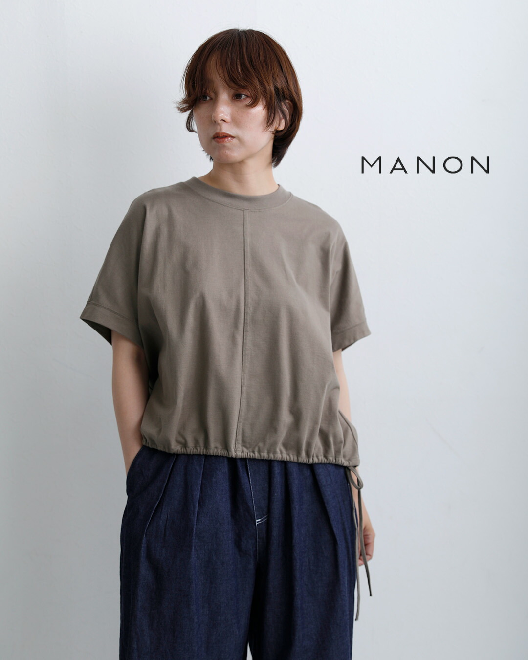 MANONコットン スピンドル ボックス Tシャツ SPINDLE BOX TEE mnn-spc-035-6