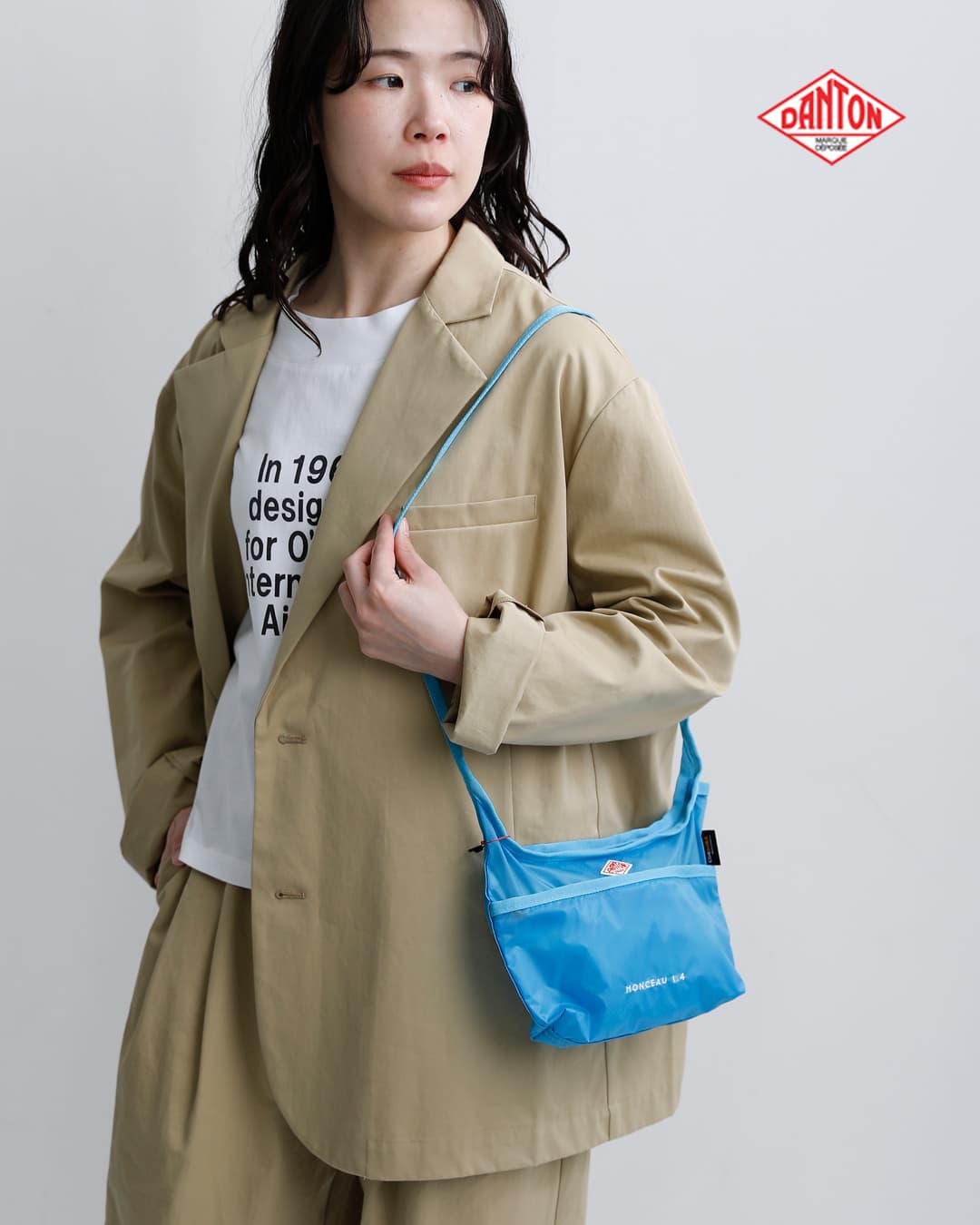 DANTONコーデュラ リップストップ サコッシュ MONCEAU 1.4 monceau1-4