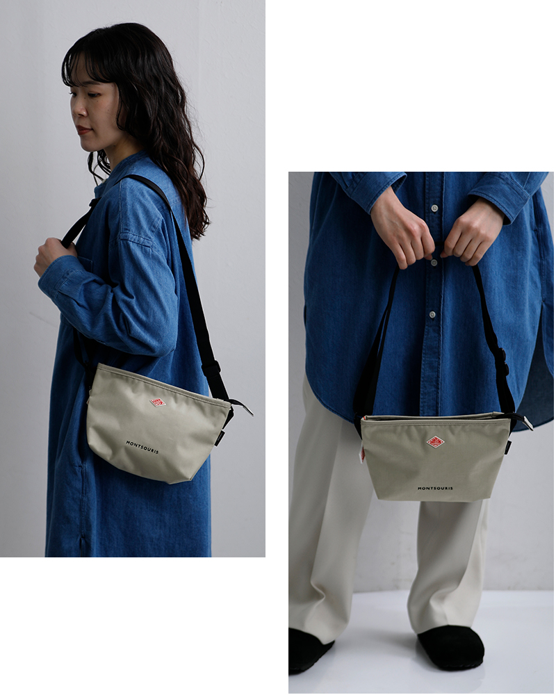 DANTON ダントン コーデュラ キャンバス ショルダーバッグ “MONTSOURIS