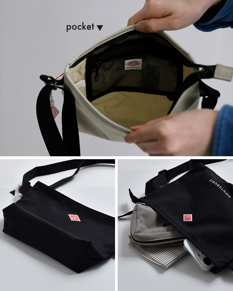 DANTON(ダントン)コーデュラキャンバスショルダーバッグMONTSOURISmontsouris-26ss