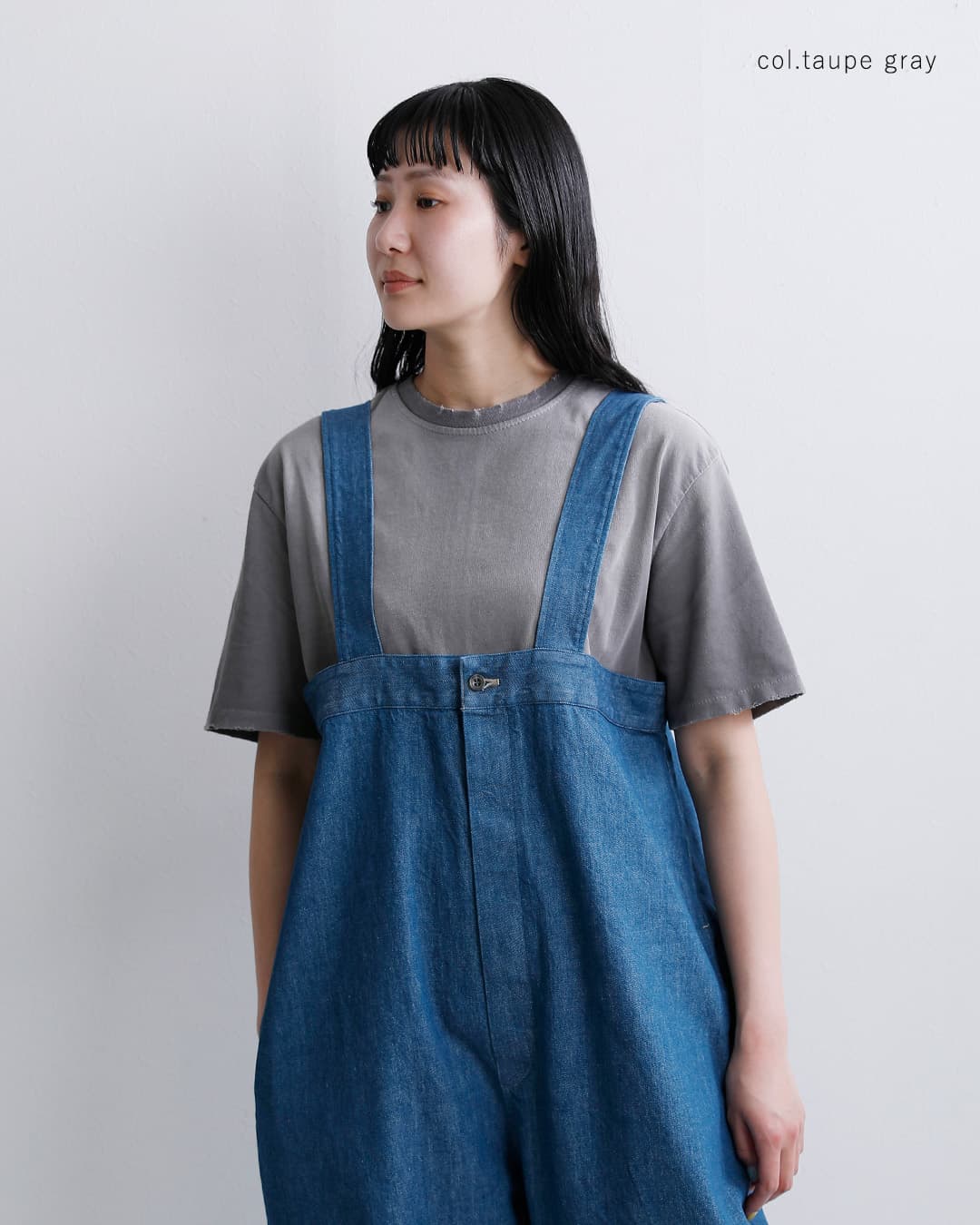 MOOJIMOOJI(ムージームージー)オーバー サイズ クロップ エイジド Tシャツ “OVERSIZE CROP T-SHIRTS AGED” moo-26s-8