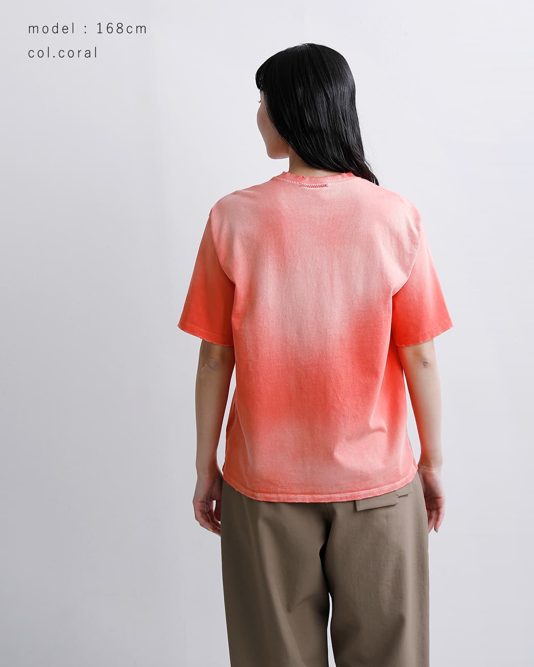 MOOJIMOOJI(ムージームージー)オーバー サイズ クロップ エイジド Tシャツ “OVERSIZE CROP T-SHIRTS AGED” moo-26s-8