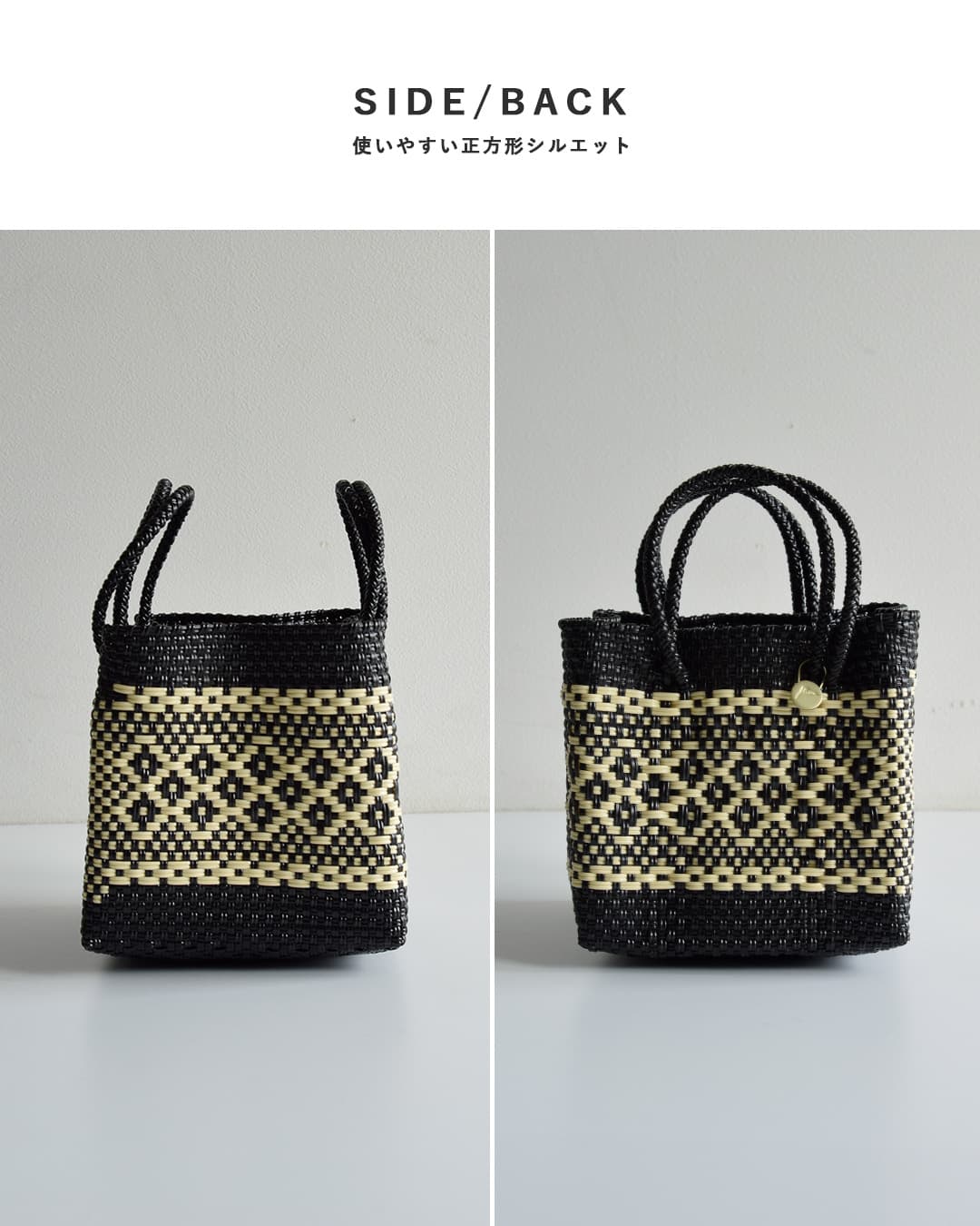 Letraメルカドバッグ ダイス “MOSAIC / MIMOSA” mos-mim