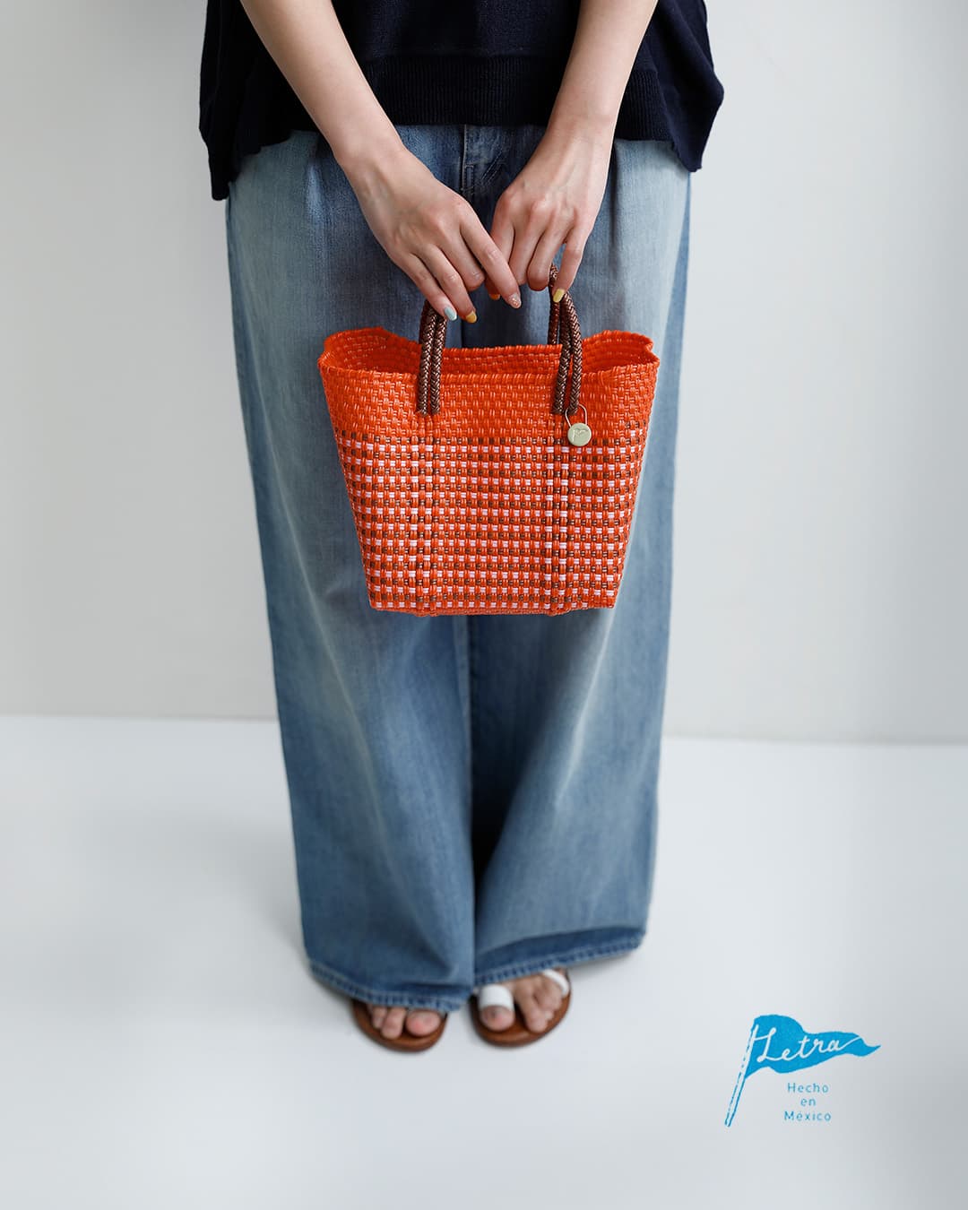 Letraメルカドバッグ ダイス “MOSAIC / MIMOSA” mos-mim