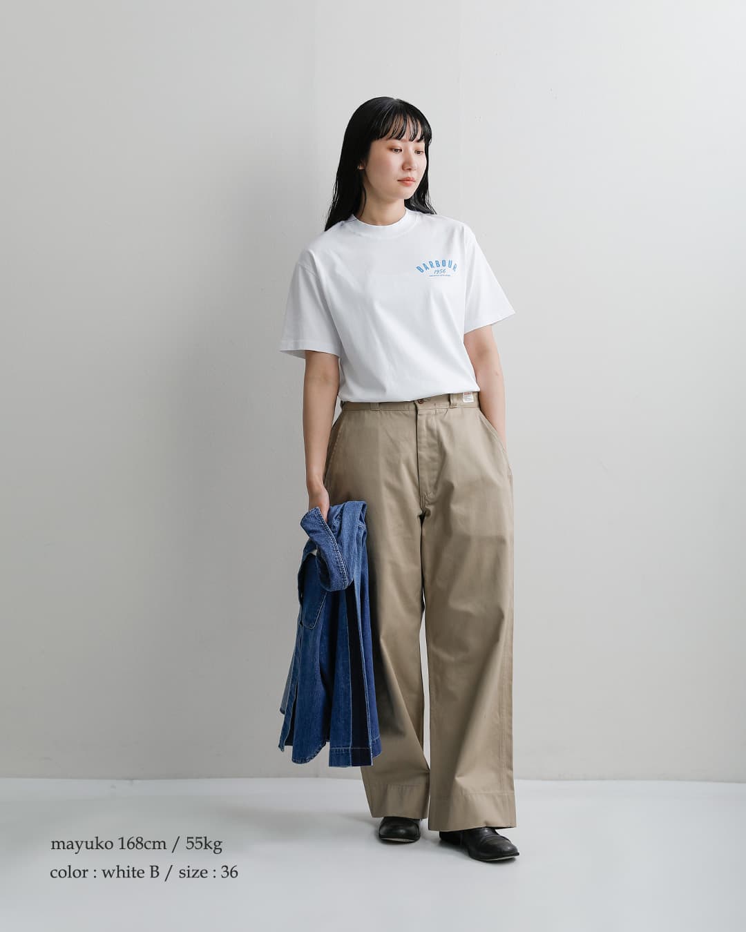 Barbour(バブアー)コットン グラフィック オーバーサイズ Tシャツ GRAPHIC OS T-SHIRT mts1575-1577