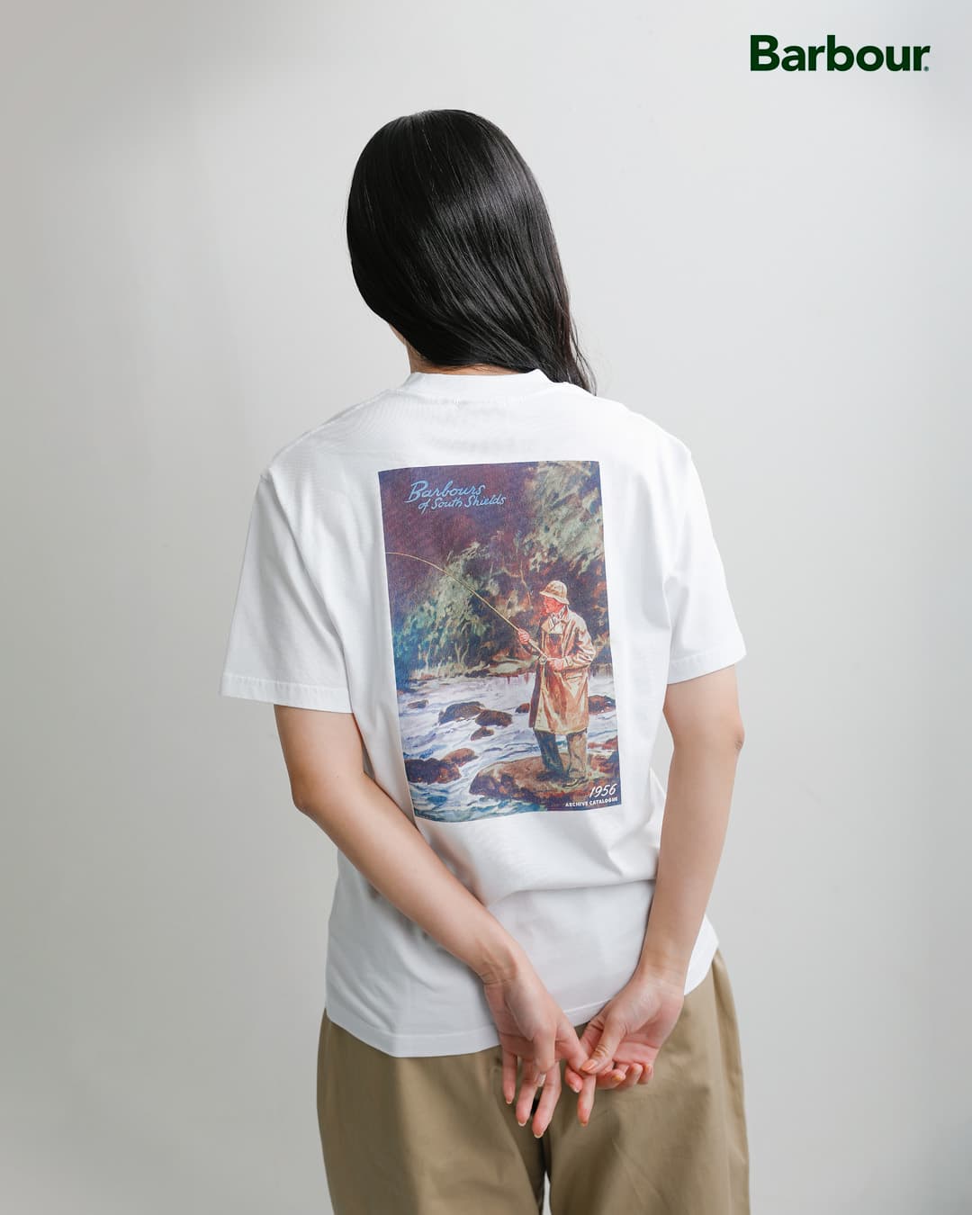 Barbour(バブアー)コットン グラフィック オーバーサイズ Tシャツ GRAPHIC OS T-SHIRT mts1575-1577