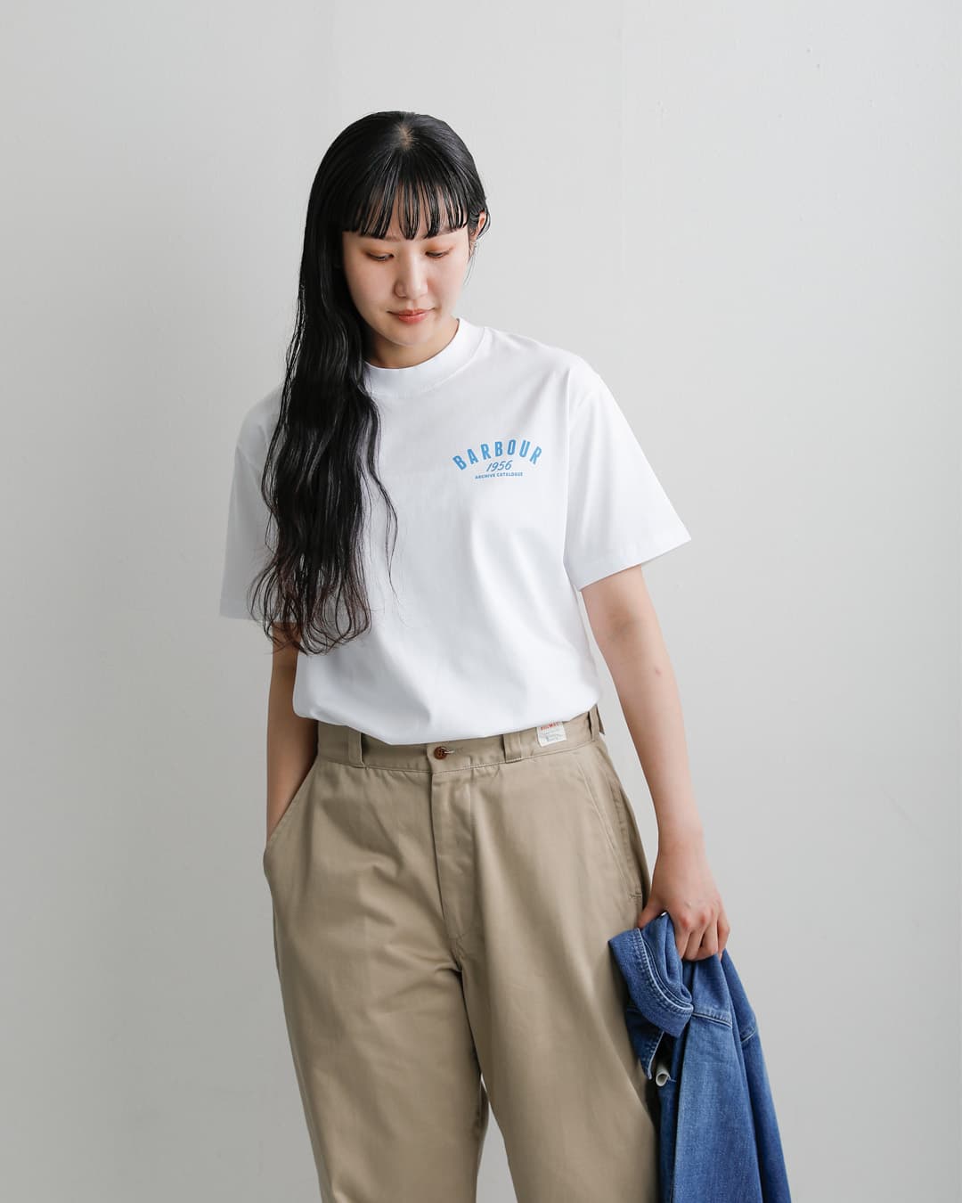 Barbour(バブアー)コットン グラフィック オーバーサイズ Tシャツ GRAPHIC OS T-SHIRT mts1575-1577