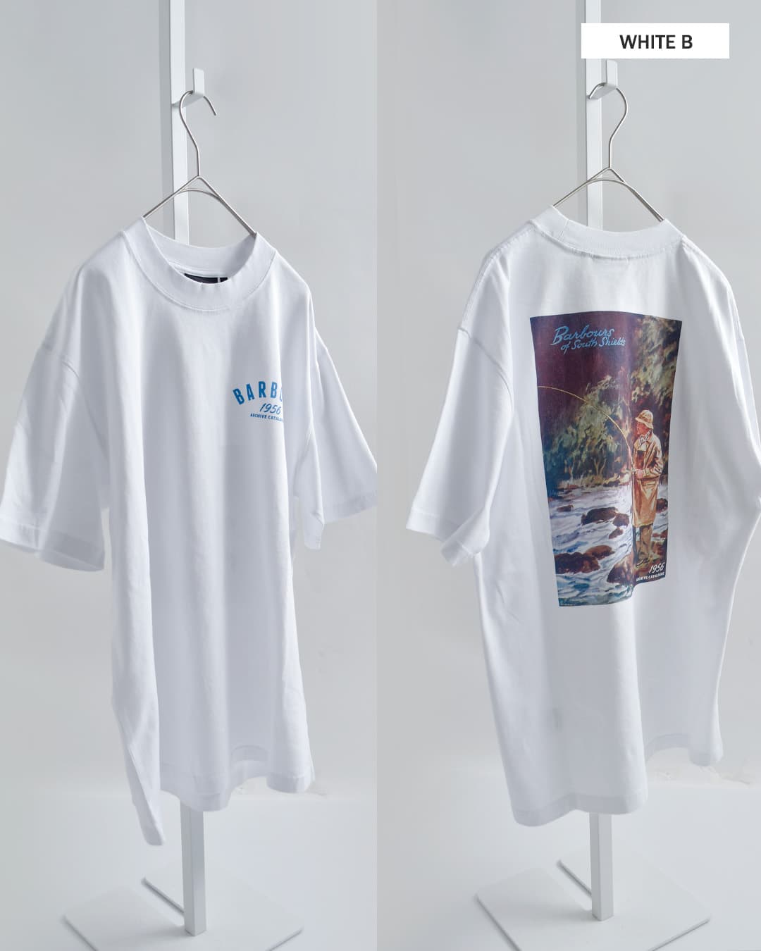 Barbour(バブアー)コットン グラフィック オーバーサイズ Tシャツ GRAPHIC OS T-SHIRT mts1575-1577