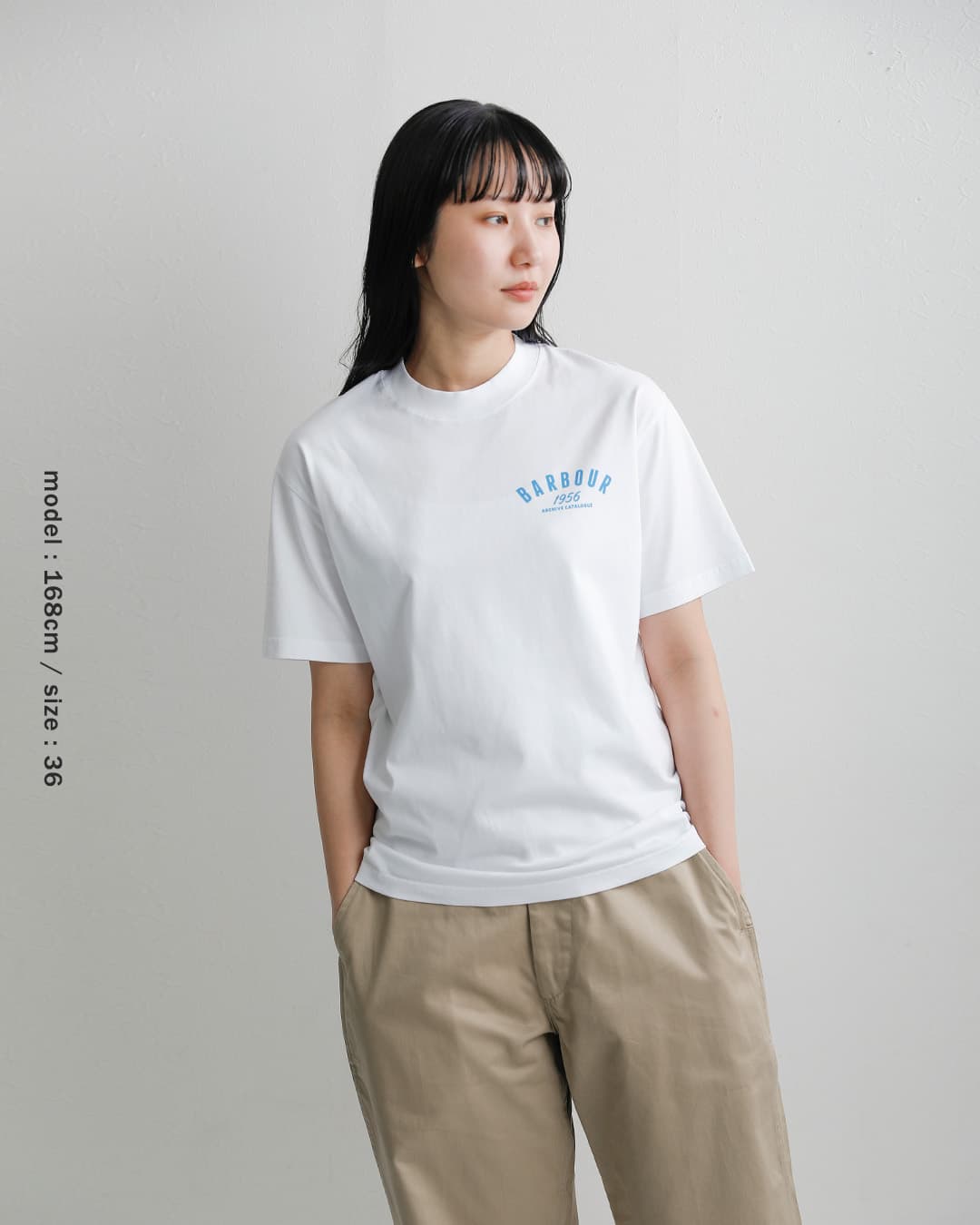 Barbour(バブアー)コットン グラフィック オーバーサイズ Tシャツ GRAPHIC OS T-SHIRT mts1575-1577
