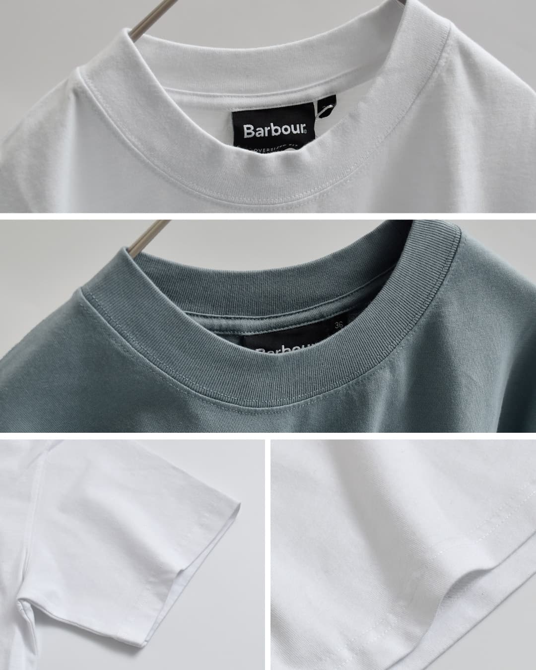 Barbour(バブアー)コットン グラフィック オーバーサイズ Tシャツ GRAPHIC OS T-SHIRT mts1575-1577