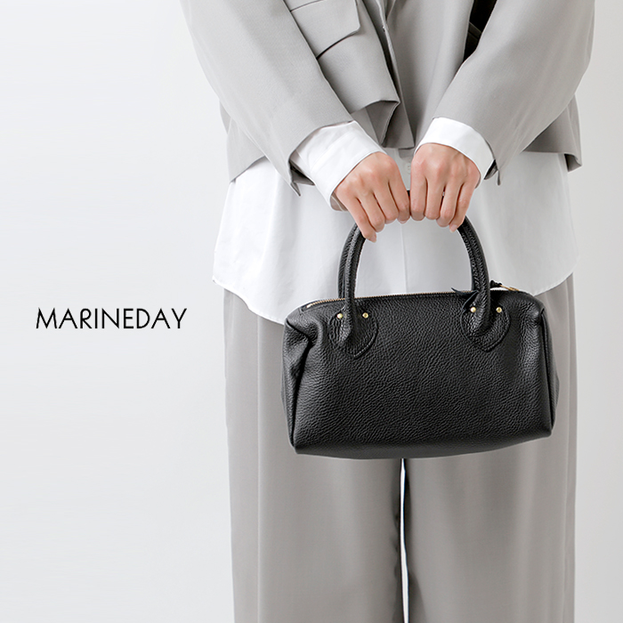 MARINE DAY(マリンデイ)イタリーシュリンクレザーハンドバッグ“MULDAUR”muldaur