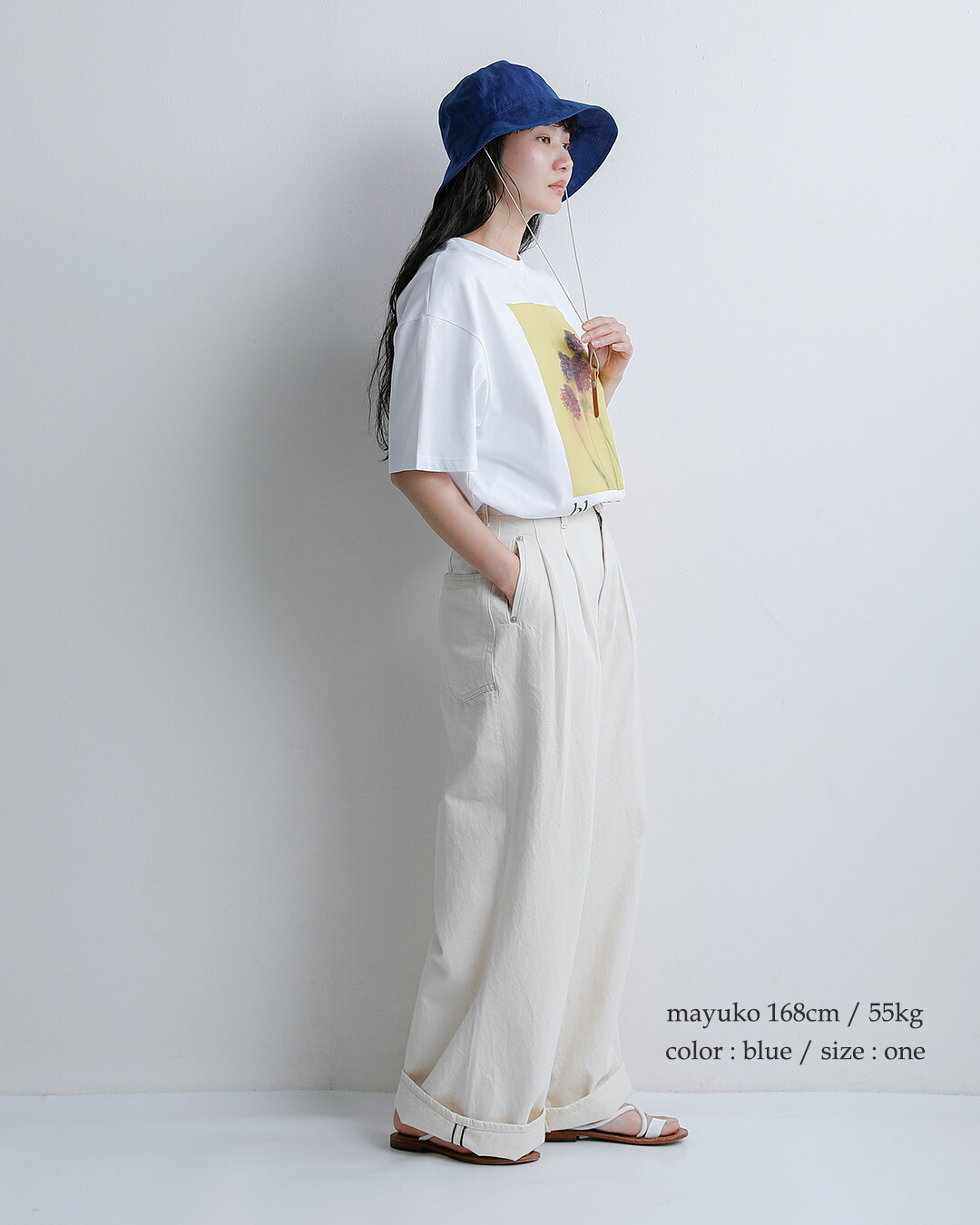 Nine Tailorベルギーリネン ハット Canna Hat n-1074