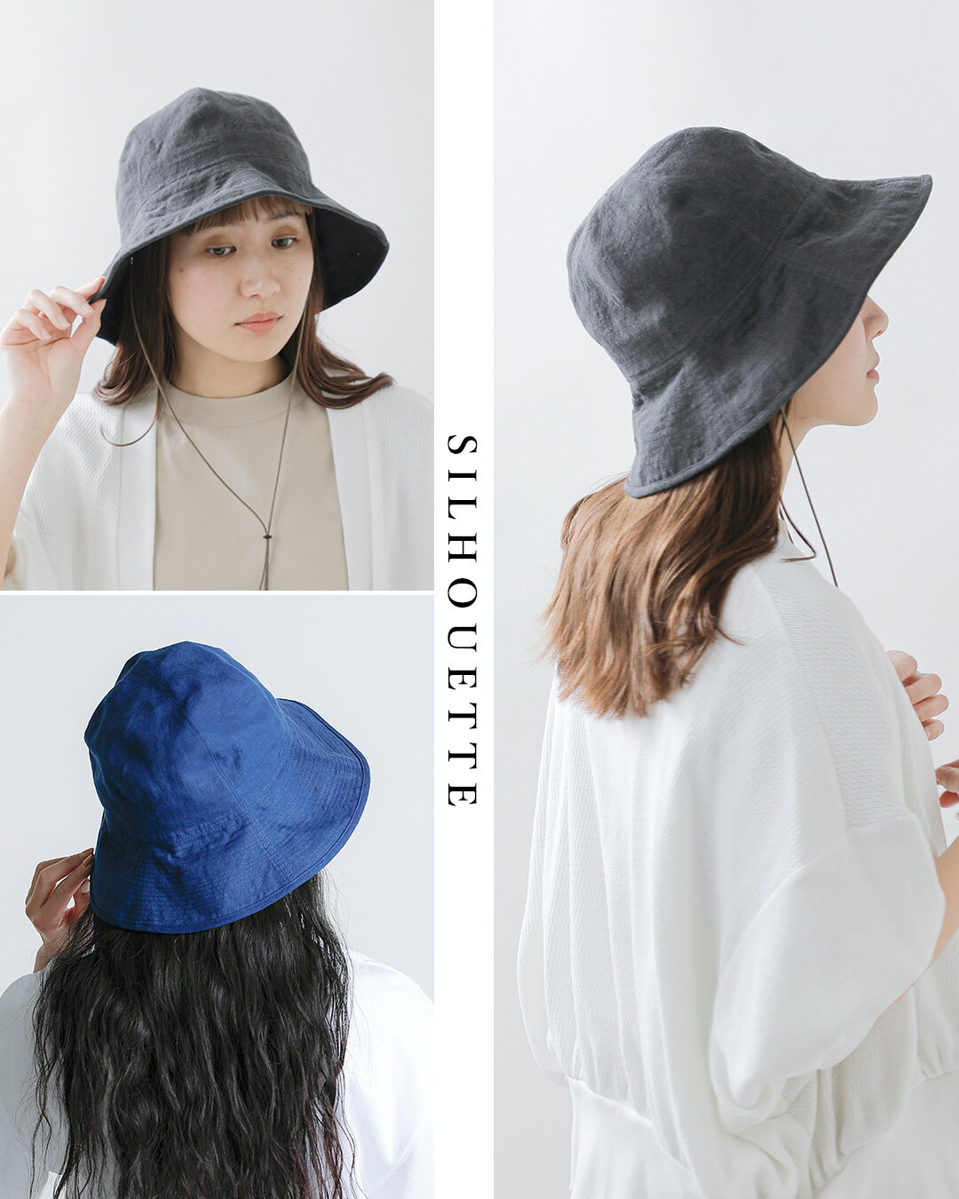 Nine Tailorベルギーリネン ハット Canna Hat n-1074
