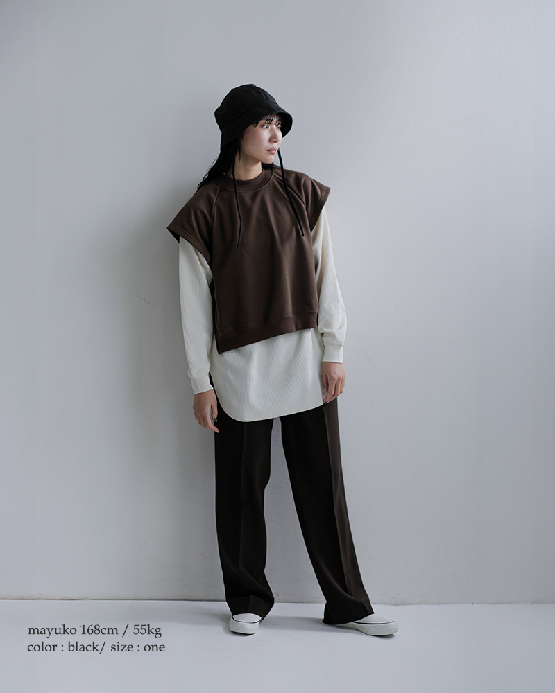 Nine Tailor(ナインテイラー)リネンコットンハット“HorsetailHat”n-1606-same1