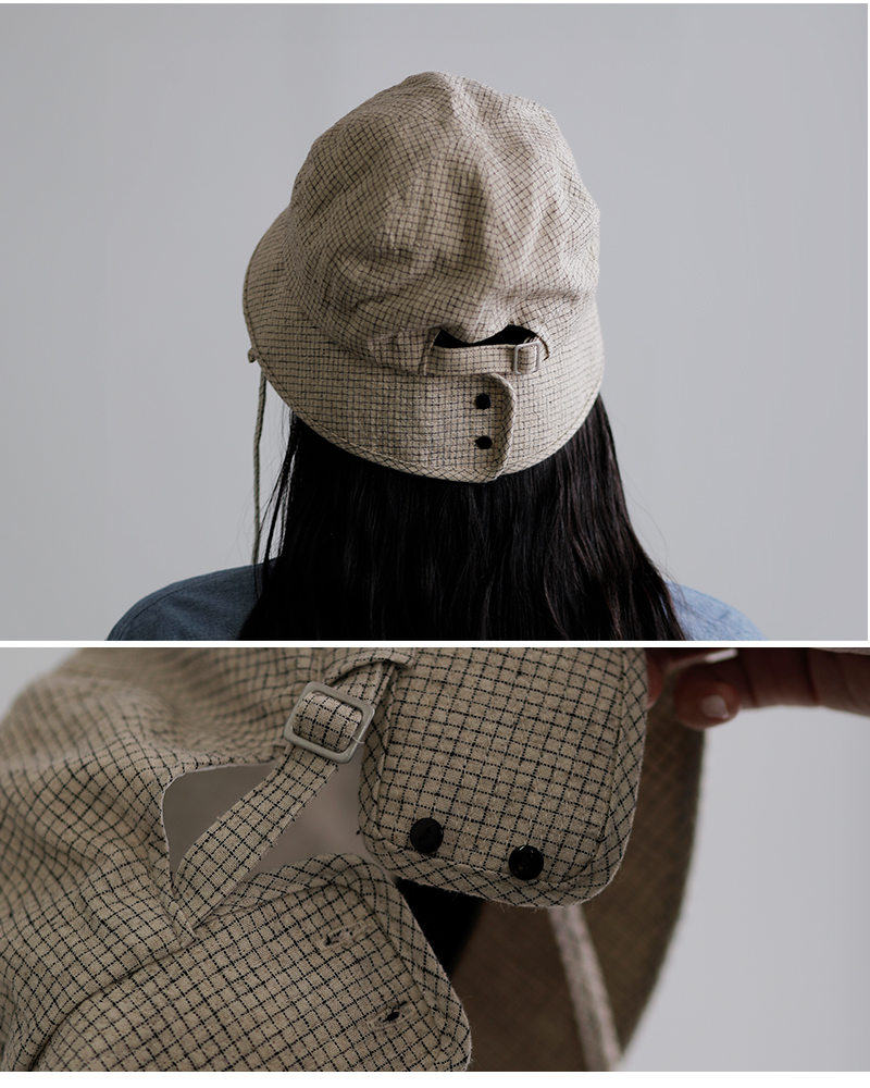 Nine Tailor(ナインテイラー)リネンコットンハット“HorsetailHat”n-1606-same1