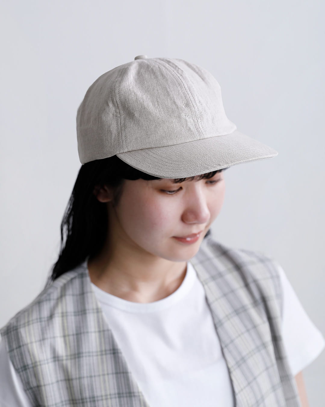 Nine Tailorリネン スマイリーキャップ Catnip Cap n-1619