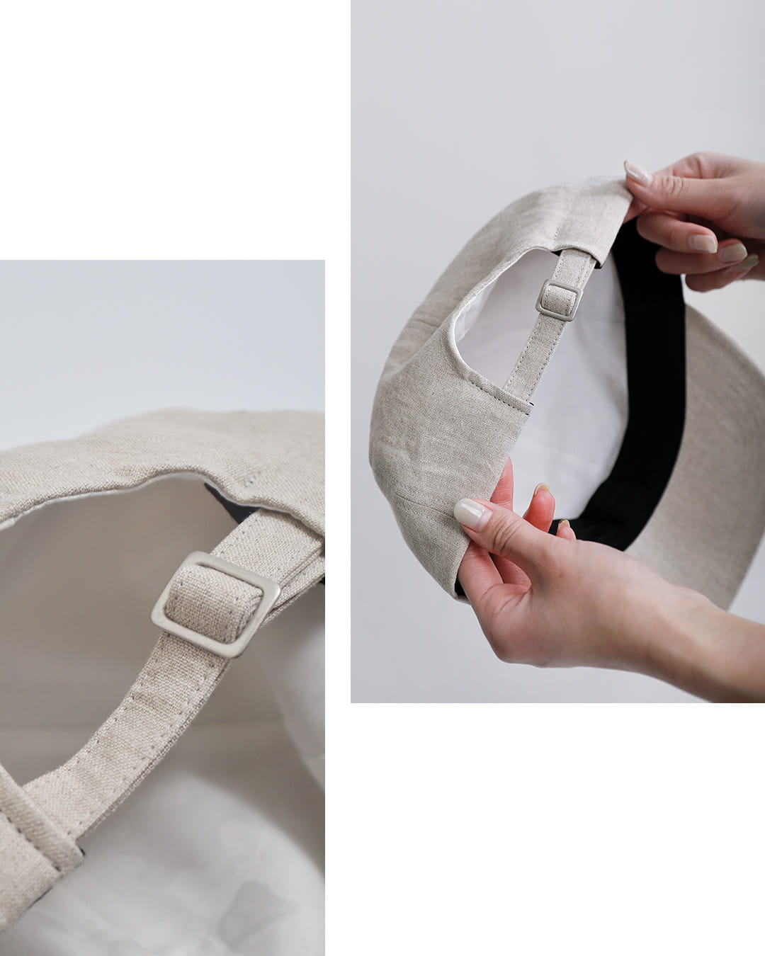 Nine Tailorリネン スマイリーキャップ Catnip Cap n-1619