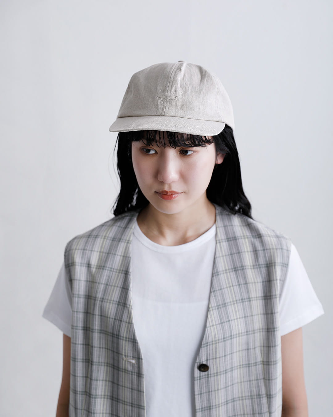 Nine Tailorリネン スマイリーキャップ Catnip Cap n-1619