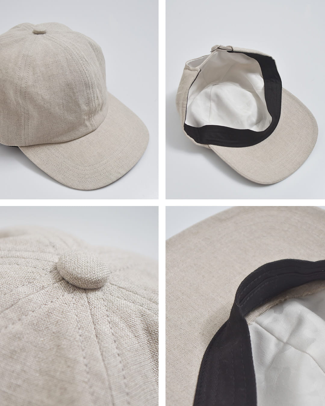 Nine Tailorリネン スマイリーキャップ Catnip Cap n-1619