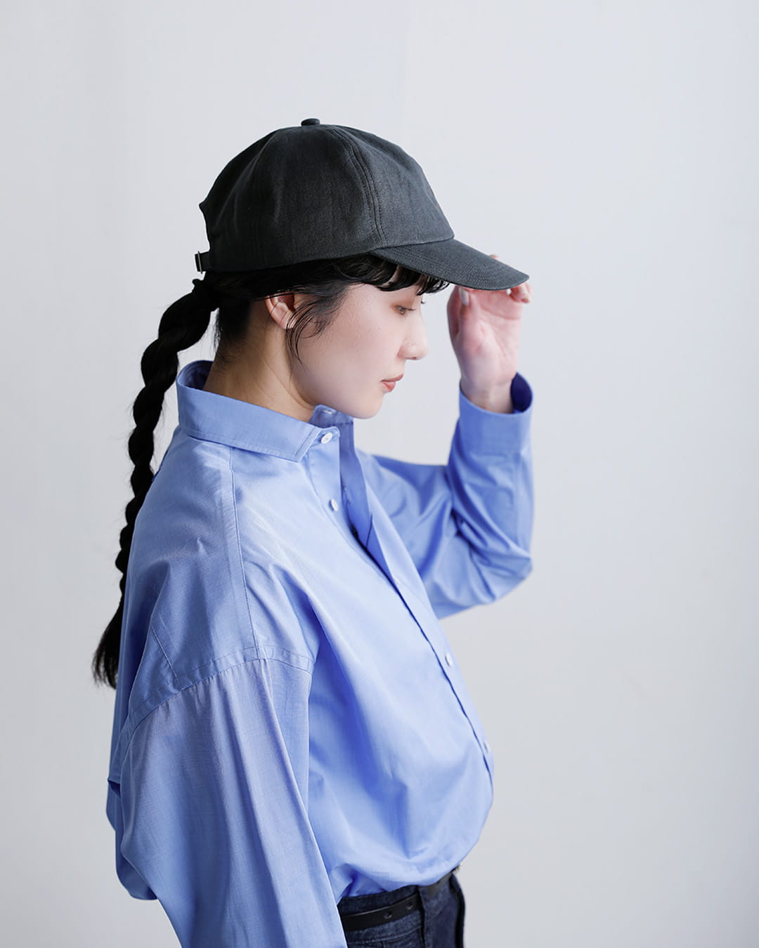 Nine Tailorリネン スマイリーキャップ Catnip Cap n-1619