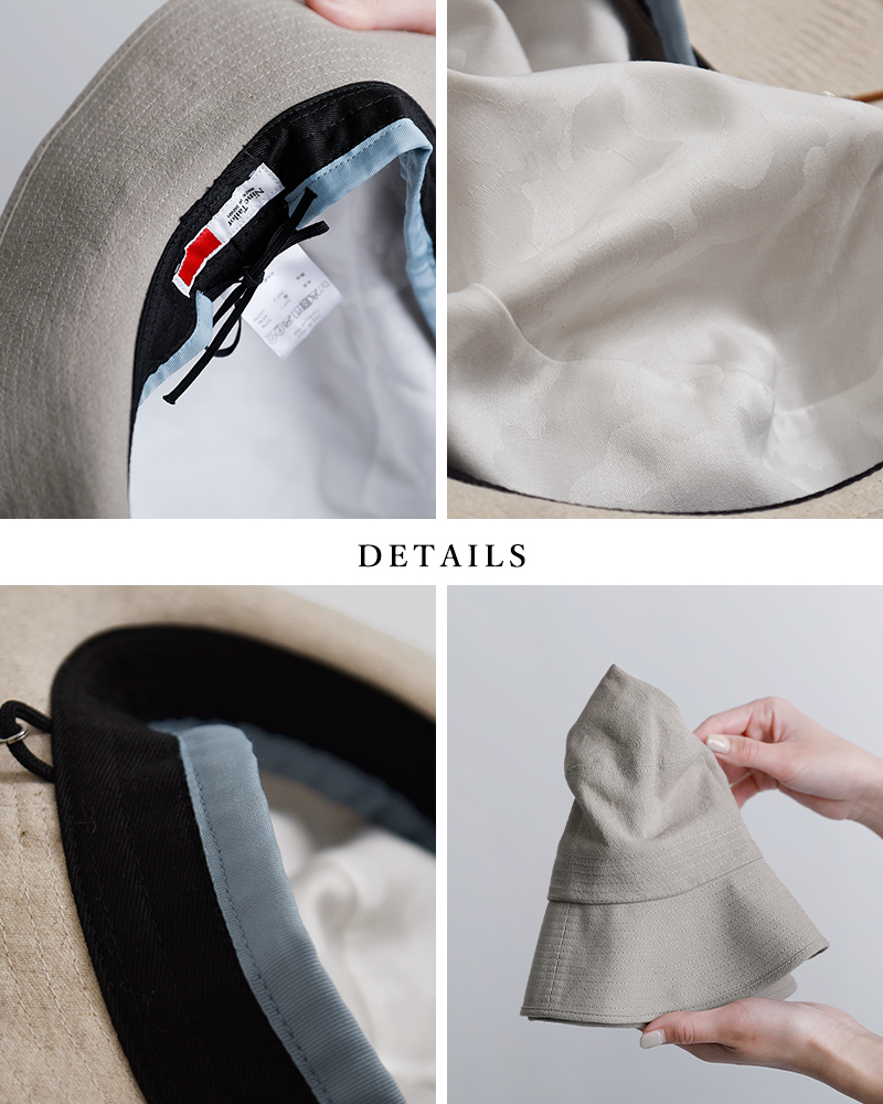 Nine Tailor(ナインテイラー)コットンリネン ハット “Cockspur Hat” n-1621