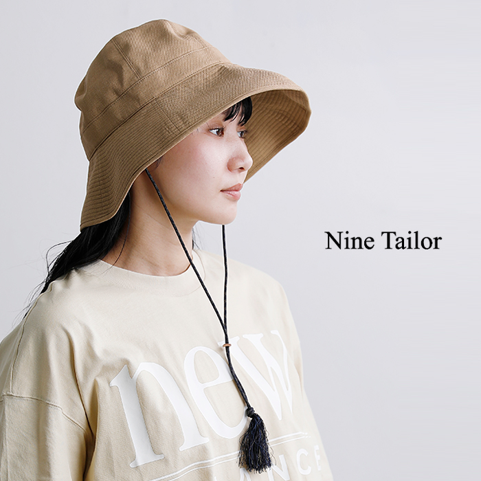 Nine Tailor(ナインテイラー)ストラップ付 ハット “Lupine Hat” n-1633