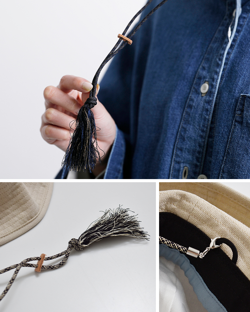 Nine Tailor(ナインテイラー)ストラップ付 ハット “Lupine Hat” n-1633
