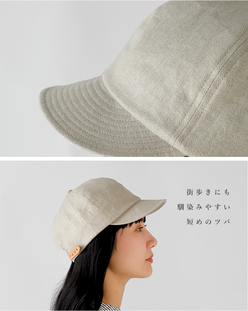 Nine Tailor(ナインテイラー)レザーベルト6パネルキャップ“LymingtonCap”n-196-same2
