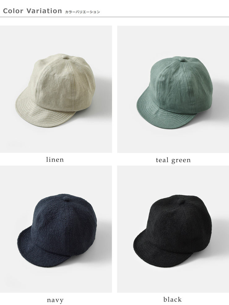 Nine Tailor(ナインテイラー)レザーベルト6パネルキャップ“LymingtonCap”n-196-same2