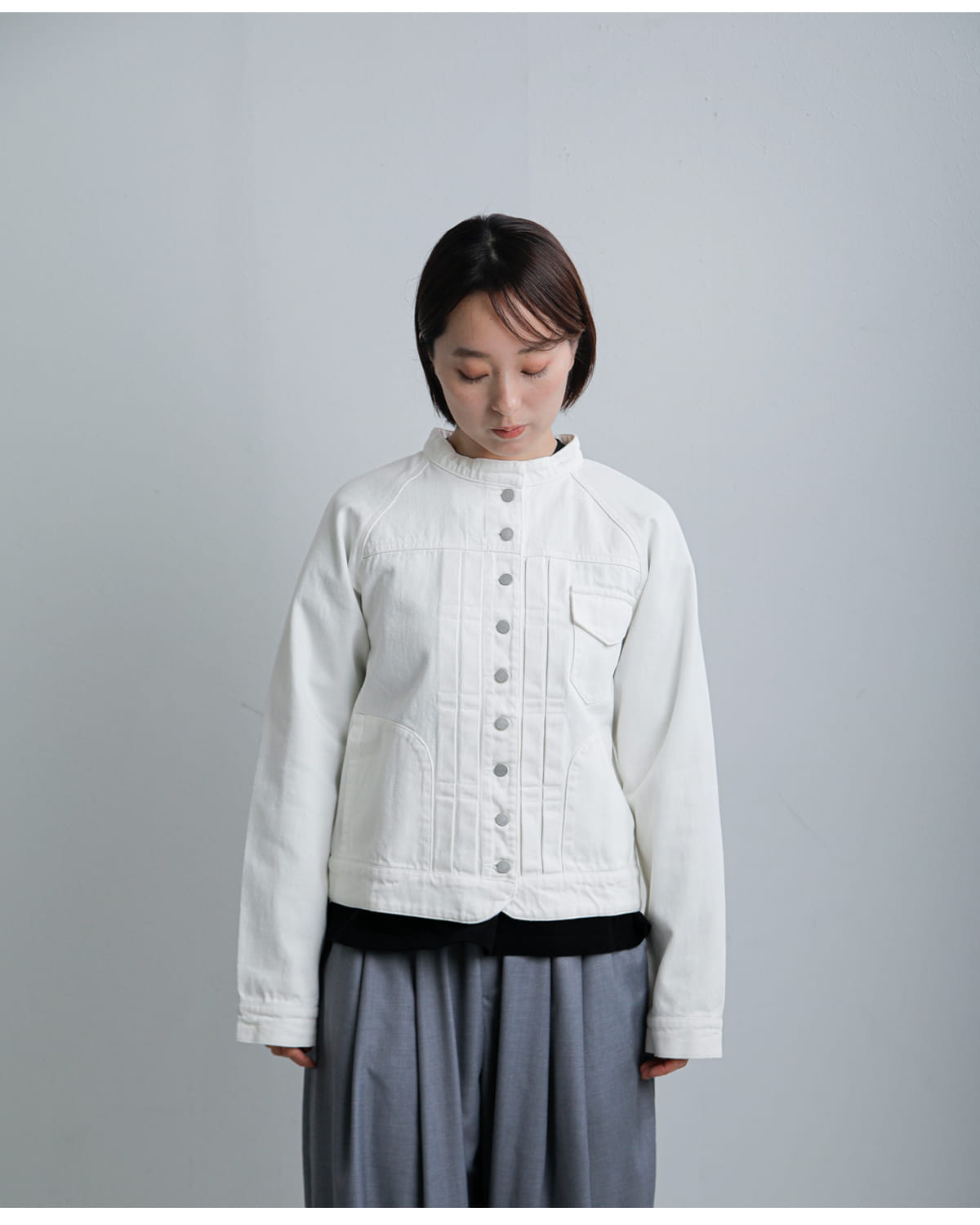 Si-Si-Si�f�j�� �o���h�J���[ �W���P�b�g BASIC DENIM JACKET n-603ow