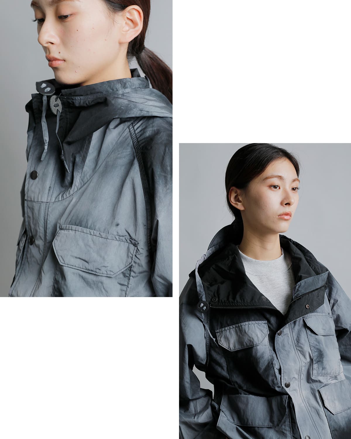 THE NORTH FACE PURPLE LABELアンイーブンダイ フィールド マウンテンパーカ Uneven Dyed Field Mountain Parka n26sa028