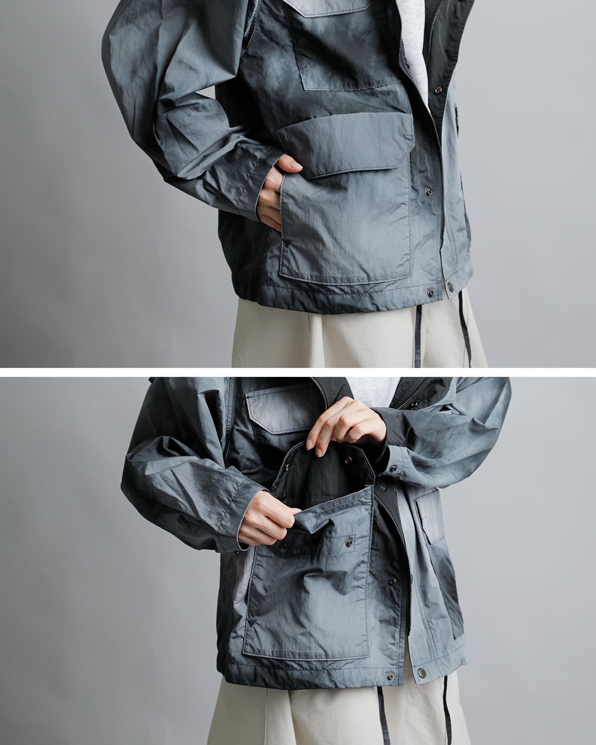 THE NORTH FACE PURPLE LABELアンイーブンダイ フィールド マウンテンパーカ Uneven Dyed Field Mountain Parka n26sa028