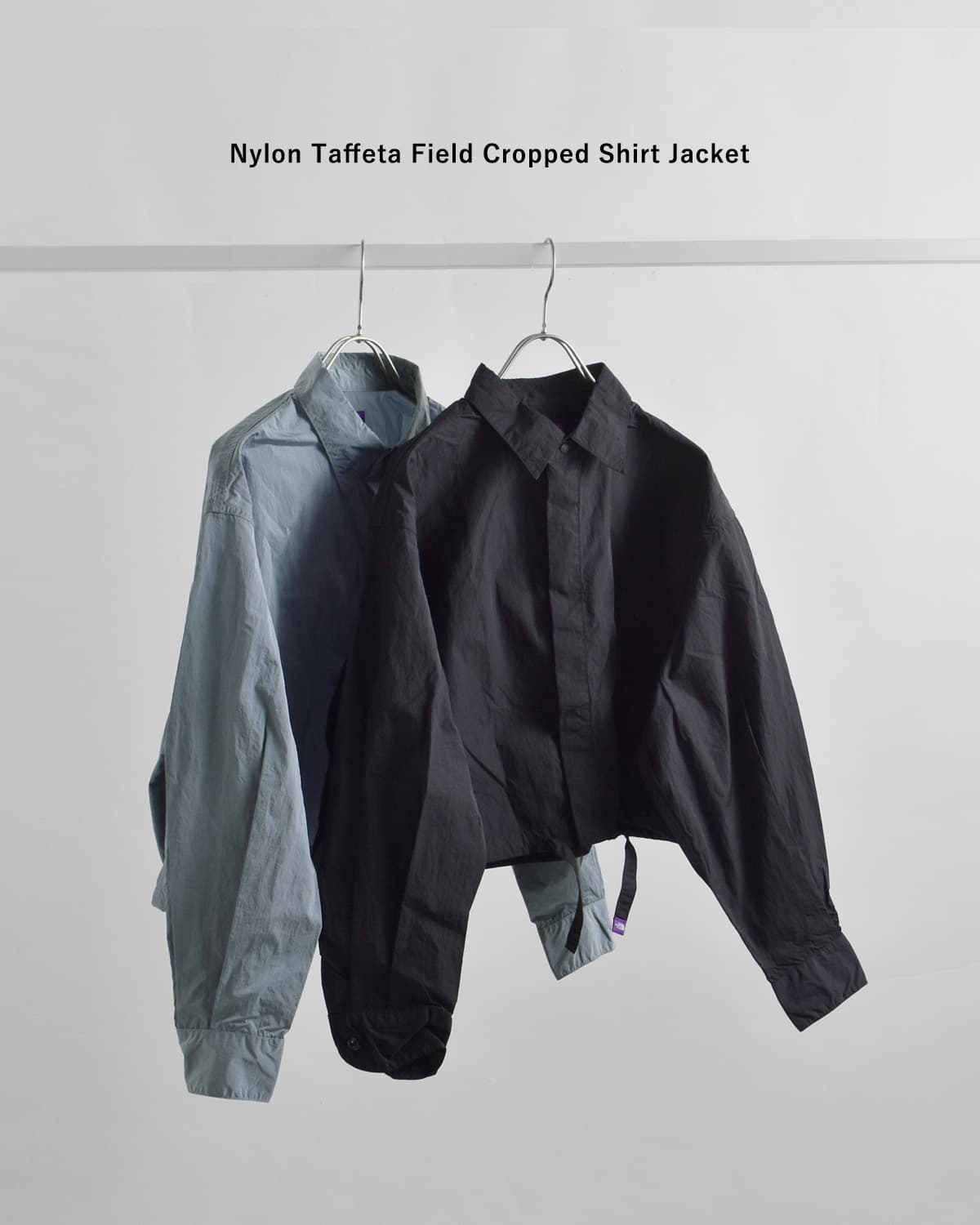 THE NORTH FACE PURPLE LABELナイロンタフタ フィールド クロップド シャツジャケット Nylon Taffeta Field Cropped Shirt Jacket n26sa036