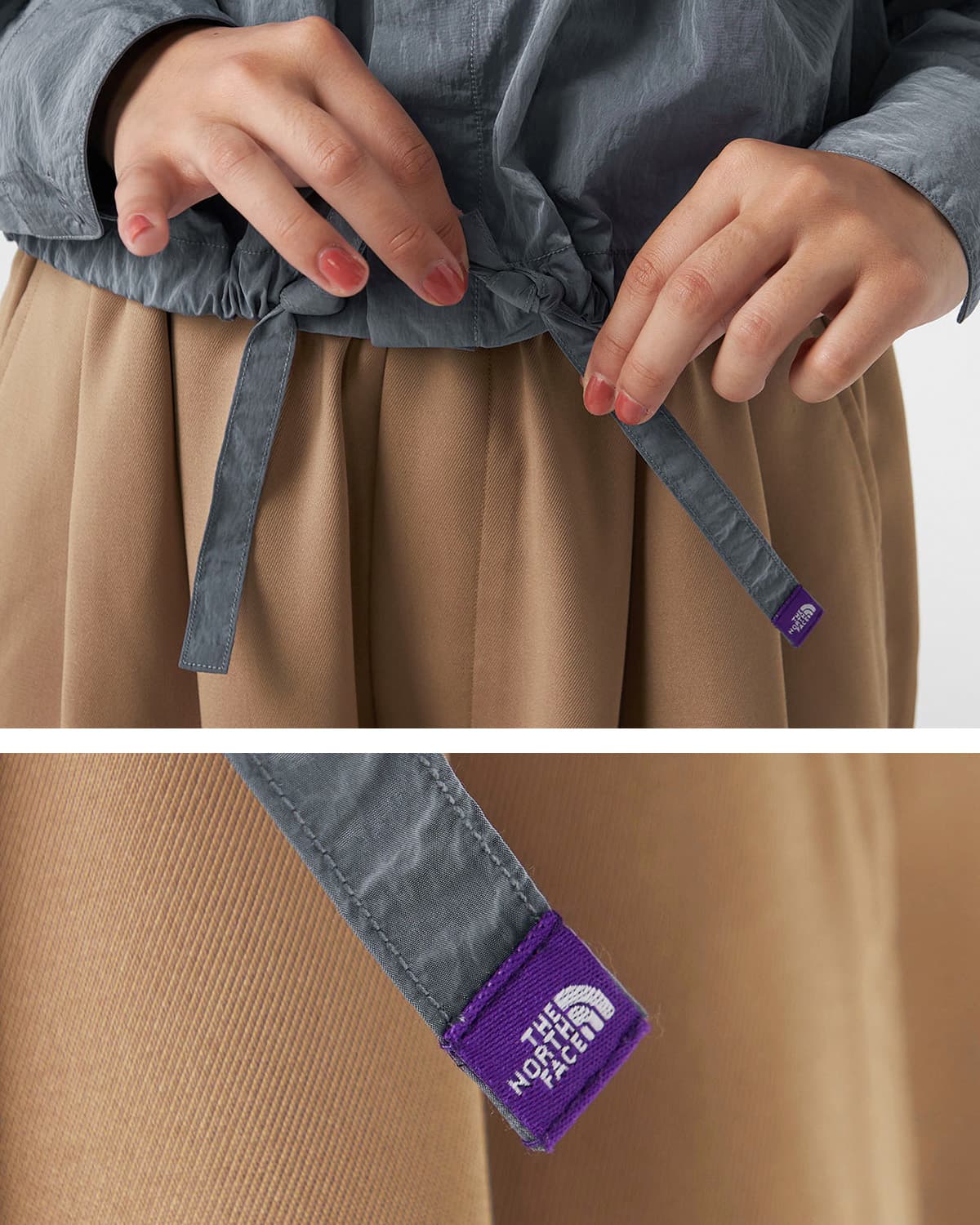 THE NORTH FACE PURPLE LABELナイロンタフタ フィールド クロップド シャツジャケット Nylon Taffeta Field Cropped Shirt Jacket n26sa036