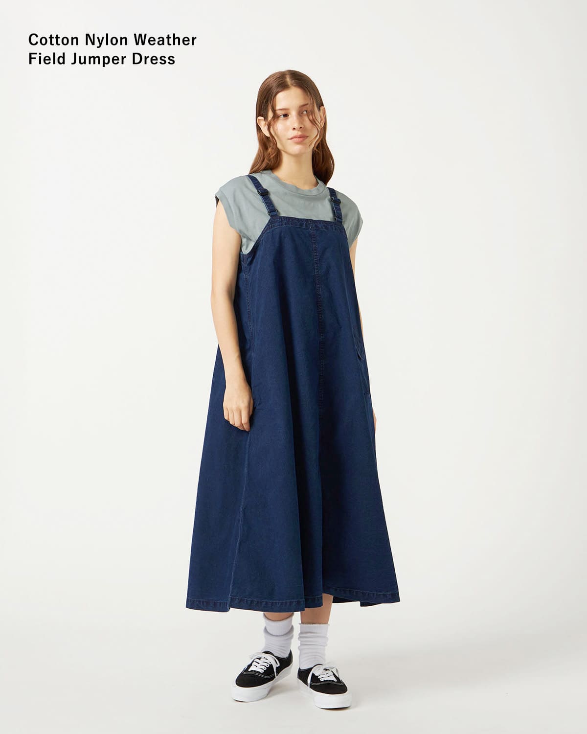 THE NORTH FACE PURPLE LABELウェザー フィールド ジャンパースカート Cotton Nylon Weather Field Jumper Dress n26sf063